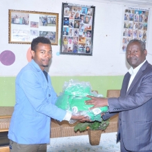 ECSU Community Donates to Geresenon Yeaymero Himuman Merja Mahiber 
