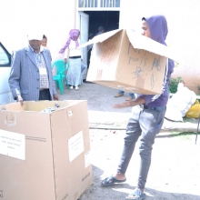 ECSU Community Donates to Mekedonia 