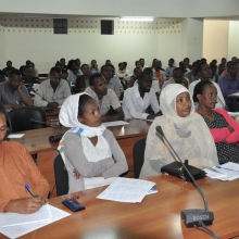 ECSU Registrar and Alumni Directorate give orientation