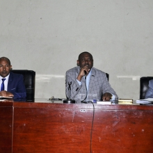 ECSU Registrar and Alumni Directorate give orientation