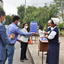 Ministerial Committee for Corona Prevention Visited ECSU