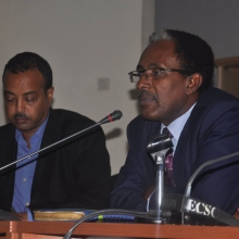 Newly appointed ECSU president introduced to the Expatriate Staff of the university