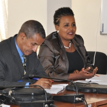 The Standing Committee Discussed with ECSU Top Management