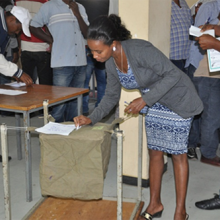 ECSU Students Cast Their Votes In The 5th National Election