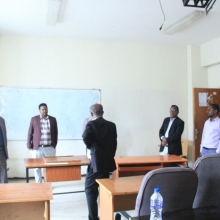 የኢሲሰዩ ፕሬዚዳንት የዩኒቨርሲቲዉን የተለያዩ የስራ ክፍሎች ጎበኙ