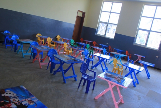 የኢሲሰዩ ዘመናዊ መዋዕለ ሕጻናት በማስገንባት  ለወሊሰ መስተዳደር አስረከበ