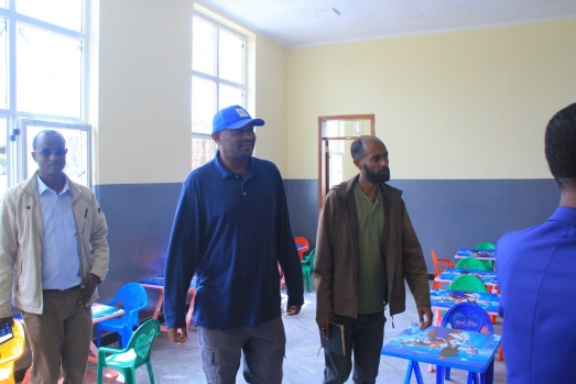 የኢሲሰዩ ዘመናዊ መዋዕለ ሕጻናት በማስገንባት  ለወሊሰ መስተዳደር አስረከበ