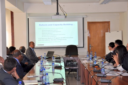 A Delegation From Korea Visits Ecsu