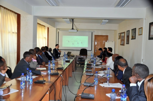 A Delegation From Korea Visits Ecsu