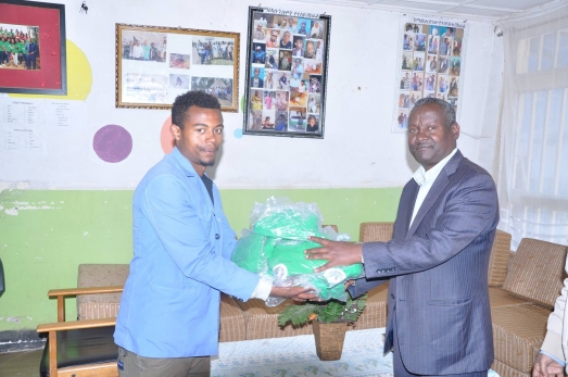 ECSU Community Donates to Geresenon Yeaymero Himuman Merja Mahiber 