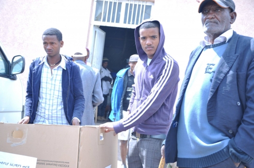 ECSU Community Donates to Mekedonia 