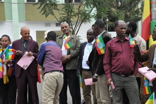ECSU Community celebrates the 10th National Flag Day