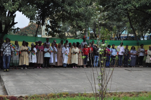 ECSU Community celebrates the 10th National Flag Day