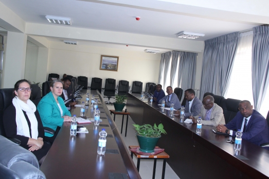 ECSU Discusses With Delegation from USA Embassy
