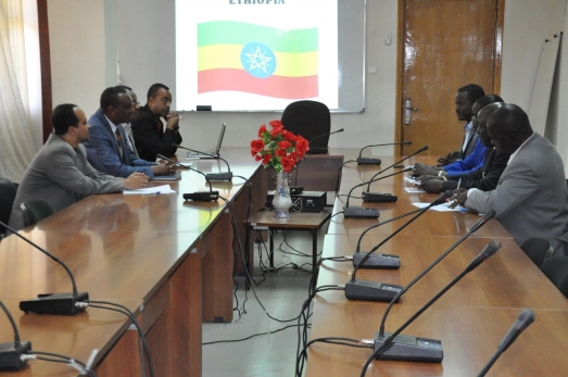 ECSU Holds Talks with South Sudanese Delegate