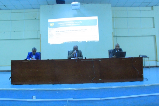 ECSU Registrar and Alumni Directorate Gives Orientation