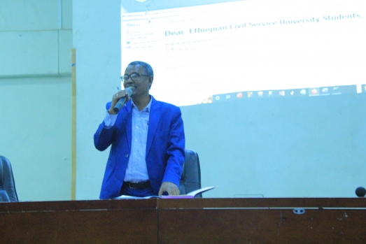 ECSU Registrar and Alumni Directorate Gives Orientation