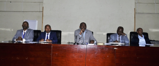 ECSU Registrar and Alumni Directorate give orientation