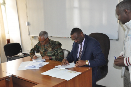 ECSU and MoND sign MOU 