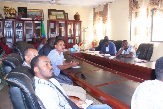 ECSU Assosa Master Plan preparation team discussed with key stakeholders