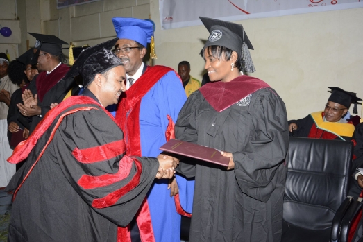 Ethiopian Civil Service University Colorfully Graduates Students 