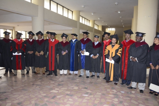 Ethiopian Civil Service University Colorfully Graduates Students 