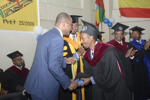 Ethiopian Civil Service University Graduates Students