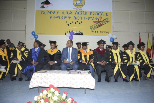 Ethiopian Civil Service University Graduates Students