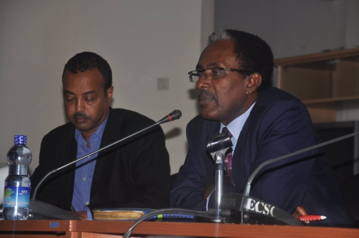 Newly appointed ECSU president introduced to the Expatriate Staff of the university