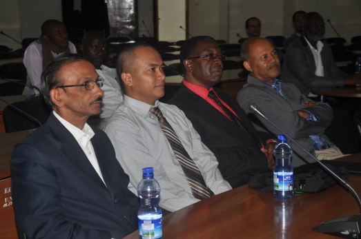 Newly appointed ECSU president introduced to the Expatriate Staff of the university