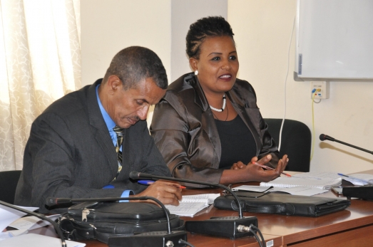 The Standing Committee Discussed with ECSU Top Management