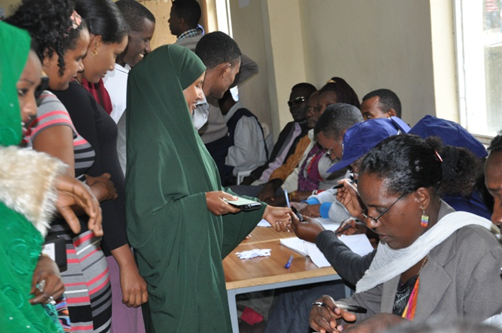 ECSU Students Cast Their Votes In The 5th National Election