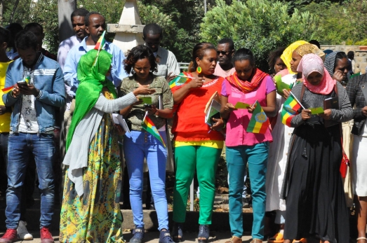 ECSU Community celebrates 9th National Flag Day