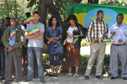 ECSU Community celebrates 9th National Flag Day