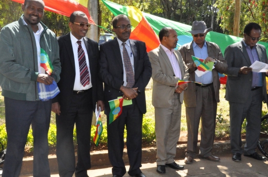 ECSU Community celebrates 9th National Flag Day