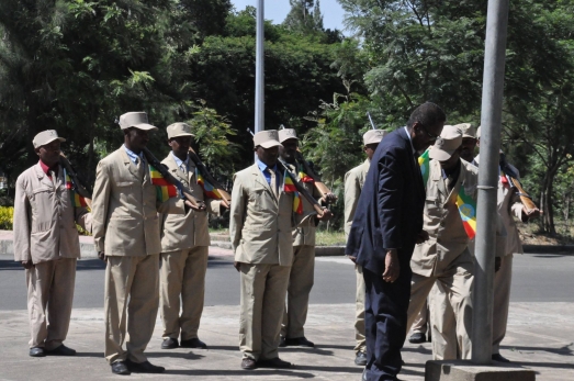 ECSU Community celebrates 9th National Flag Day