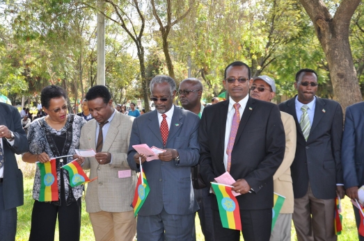 ECSU community celebrates 8th national Flag Day
