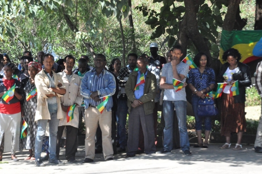 ECSU Community celebrates 9th National Flag Day