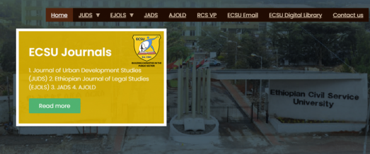 ECSU launches a Journal management platform