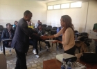 HAMU Awarded Certificate to Graduating Students of Anti- AIDS Club Members 